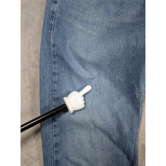 Levis 505 Jeans Mens 34x32 Blue Classic Straight Leg Streetwear Work Chore - Picture 4 of 9